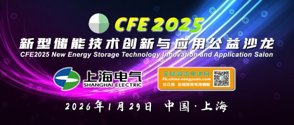 【1月29日】CFE2025長(zhǎng)三角液流儲(chǔ)能技術(shù)創(chuàng)新與應(yīng)用