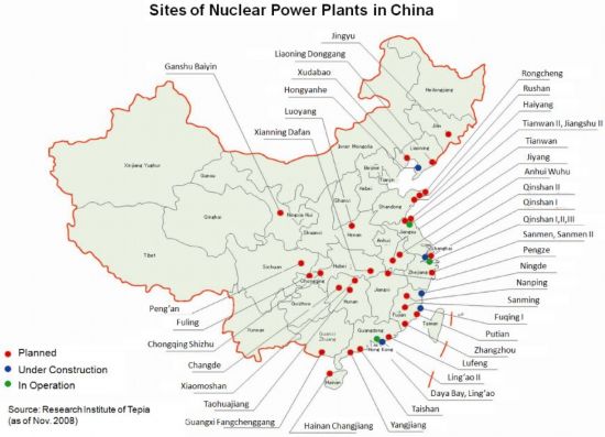 美国核电站分布 人口_世界核电站概况