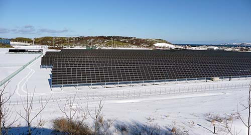 日本最北端百万瓦级光伏电站抗击风雪_新能源
