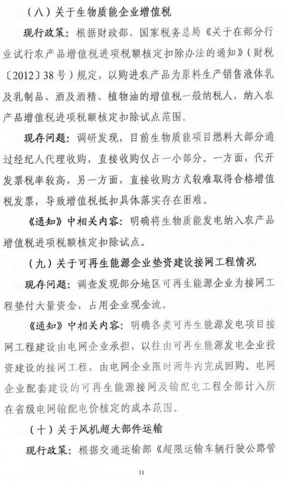 国家能源局下发关于征求对《关于减轻可再生能源领域涉企税费负担的通知》意见的函