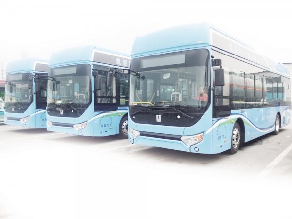 淄博市首批20辆氢燃料电池公交车即将投入运营