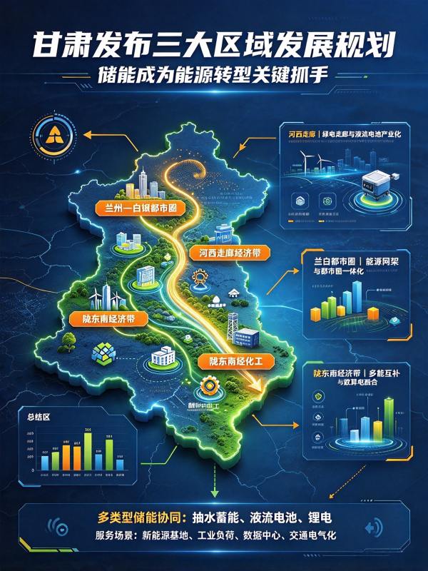 布局长时储能赛道甘肃三大区域规划勾勒新型储能落地图景(图1)