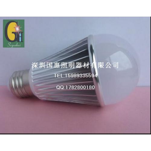 5W，12V LED球泡灯