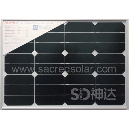 30W高效太阳能组件