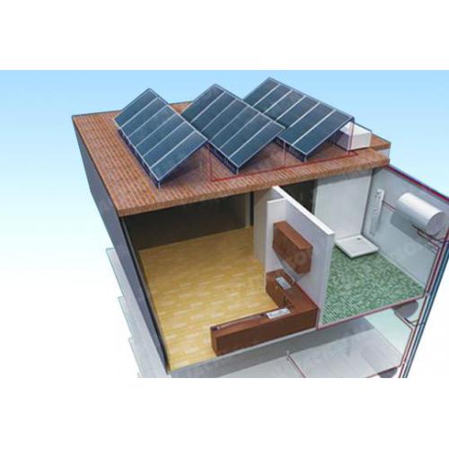 珠众乐别墅平板太阳能中央热水系统