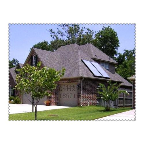 别墅式分体平板太阳能热水器系统
