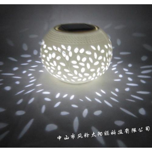 太阳能LED陶瓷造型灯