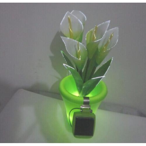 太阳能环保节能LED盆花