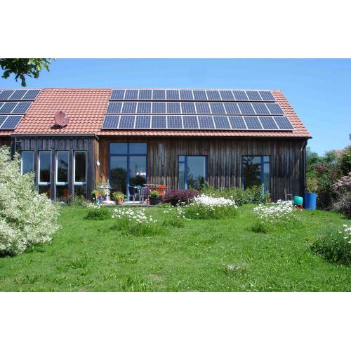 家庭用户平屋顶斜面屋顶光伏发电系统