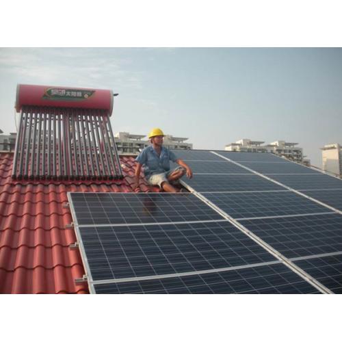 家庭屋顶3KW家用太阳能光伏发电系统