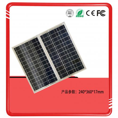 10W多晶硅太阳能电池板