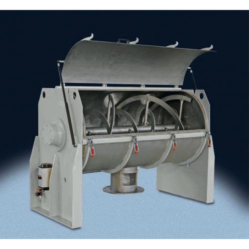 供应锂电专业混合方案-卧式螺带混合机
