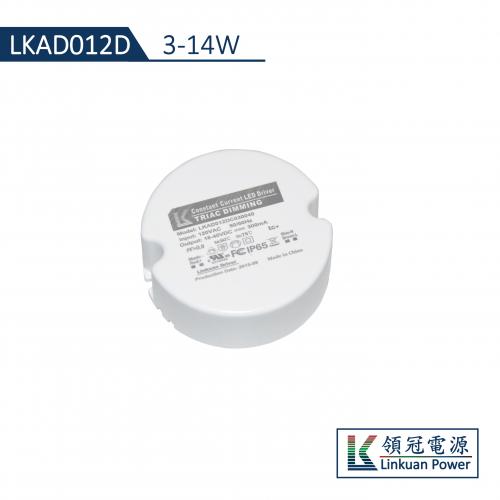 UL认证12W圆形可控硅调光电源