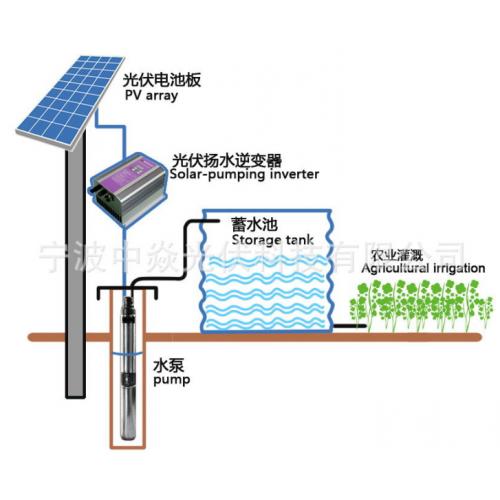4000W太阳能水泵灌溉系统