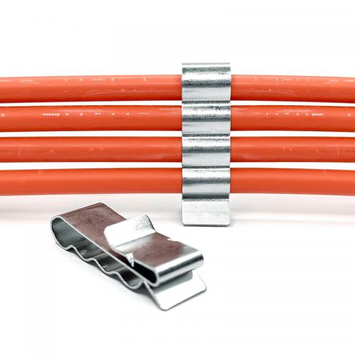 不锈钢电缆线夹适用于2-6平电线2x4mmsq太阳能光伏支架光伏线卡