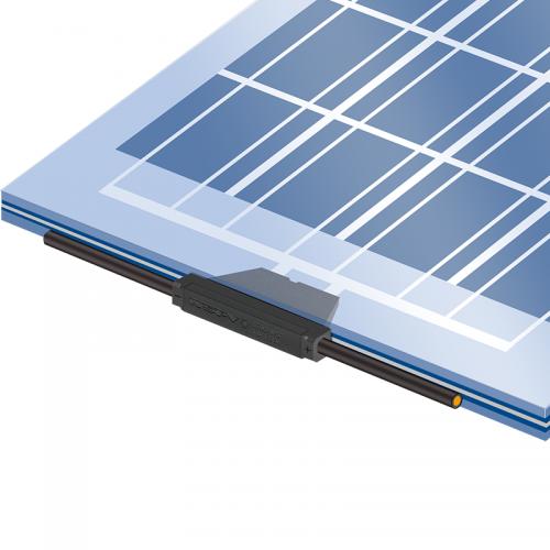 厂家直供太阳能双玻光伏组件连接器BIPV幕墙双玻璃光伏板接线盒