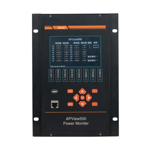 安科瑞APView500光伏并网电能质量在线监测装置 用于储能并网柜