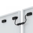光伏电池板组件灌胶防水盒兼容MC4三分体接线盒
